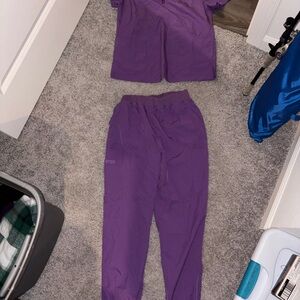 Purple Scrub Set